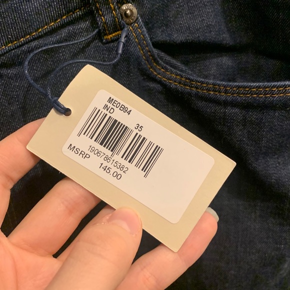 SOLD NWT Peter Millar Crown Seal Dark Wash Jeans - Picture 7 of 10